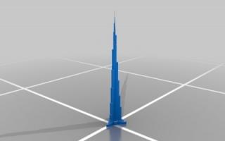 迪拜塔最高的建筑在世界上 stl下载