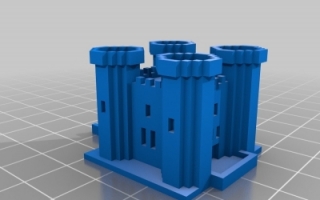 城堡我的世界 3d模型下载